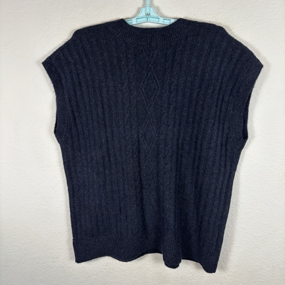 Universal Thread Womens Sweater Sz L Large Solid Sleeveless Pullover NWT $30 - Picture 6 of 7